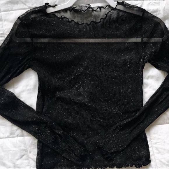 Brandy Melville Sparkly Top - Picture 2 of 3